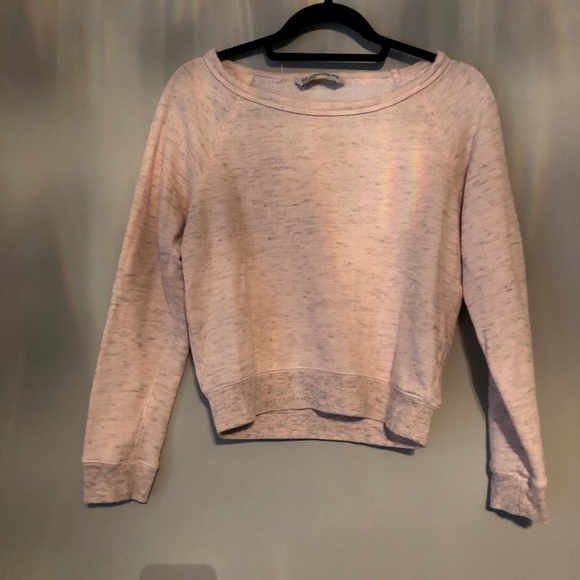 Pink / Grey long sleeve sweater shirt - Picture 2 of 7